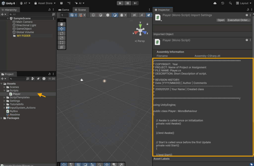 Preview Unity script in Inspector