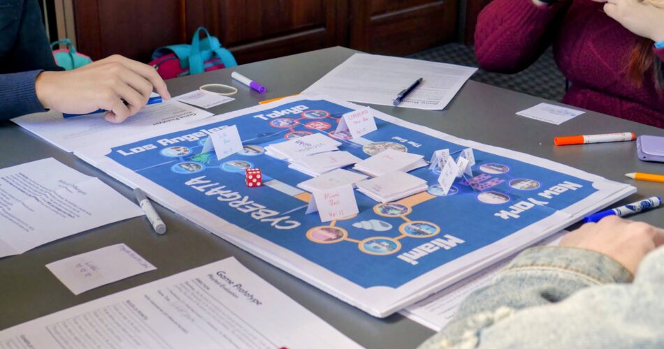 Physical Prototype of CSG student's game , 2018