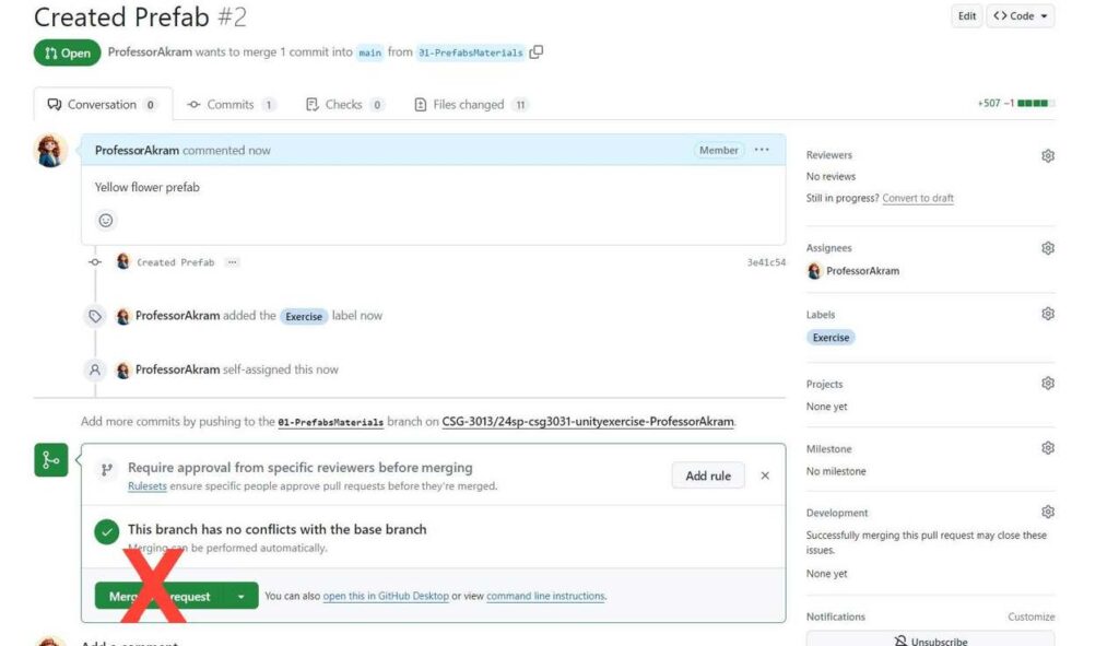 Do Not Merge pull requests