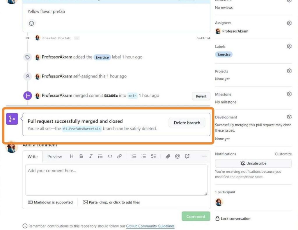 Merging and closing pull requests
