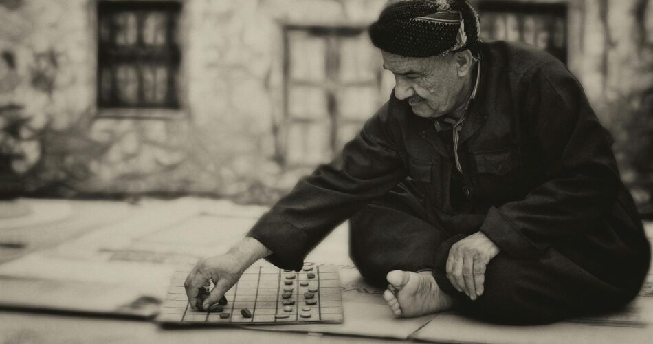 man in cross sitting position outdoors