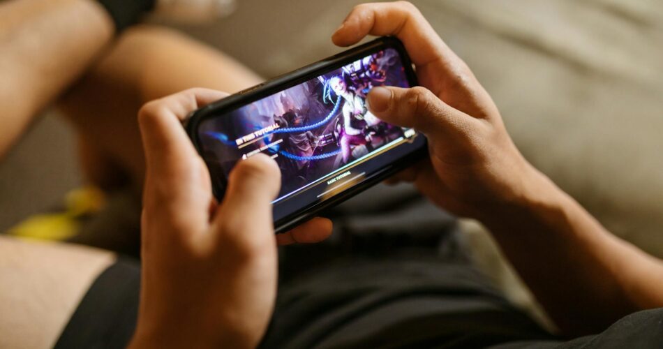 close up view of a person playing league of legends